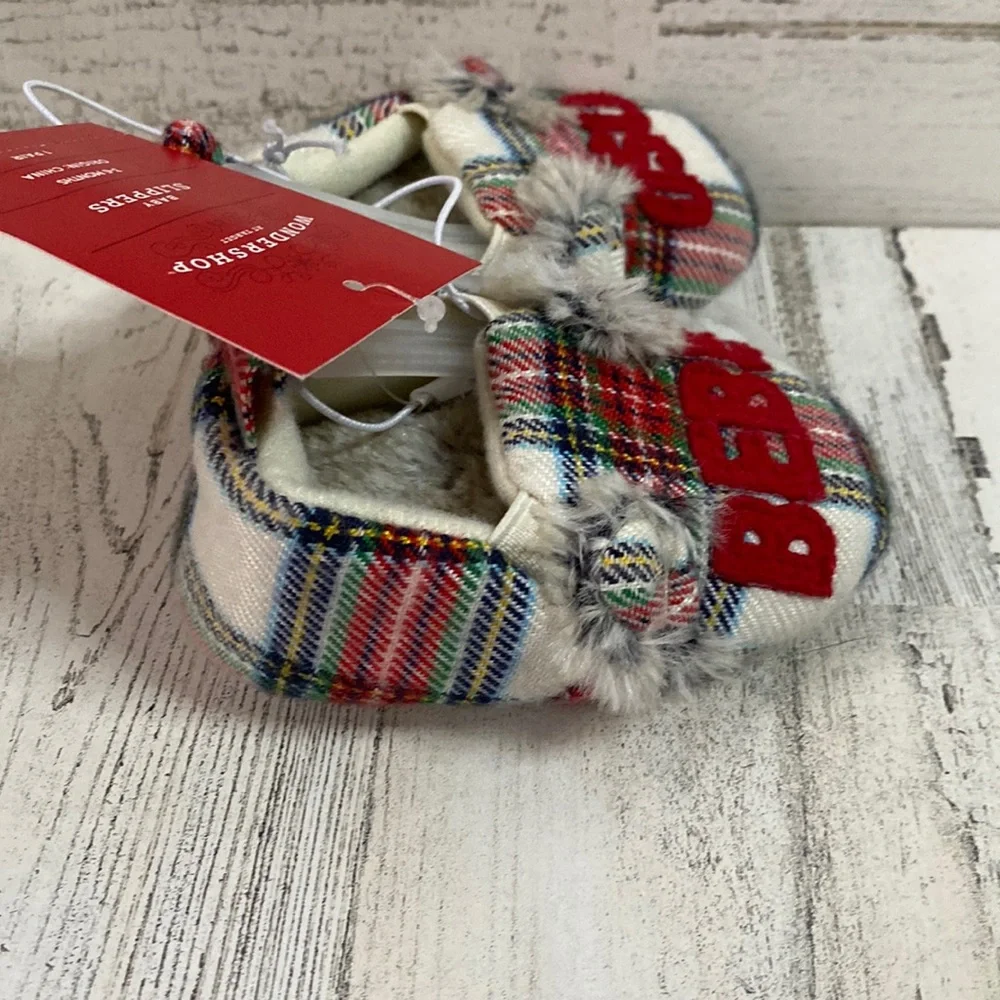 Bebe Oso Slippers Size 3-6 Months NEW